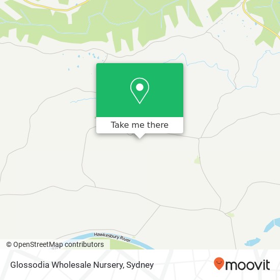 Mapa Glossodia Wholesale Nursery