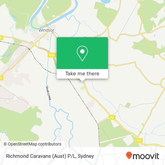 Richmond Caravans (Aust) P/L map