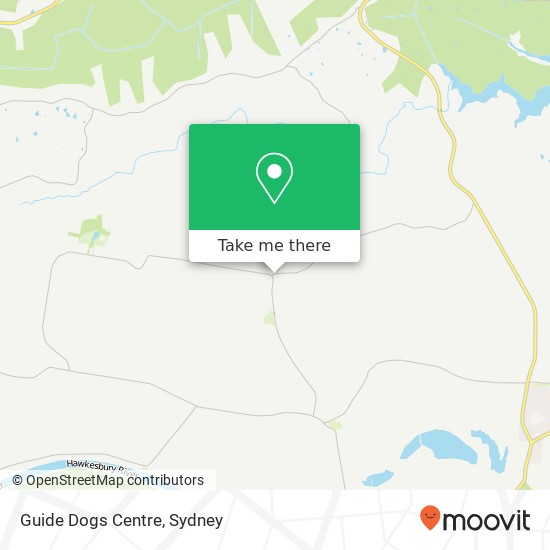 Guide Dogs Centre map