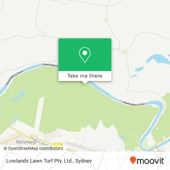 Lowlands Lawn Turf Pty. Ltd. map