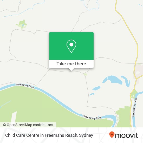 Mapa Child Care Centre in Freemans Reach