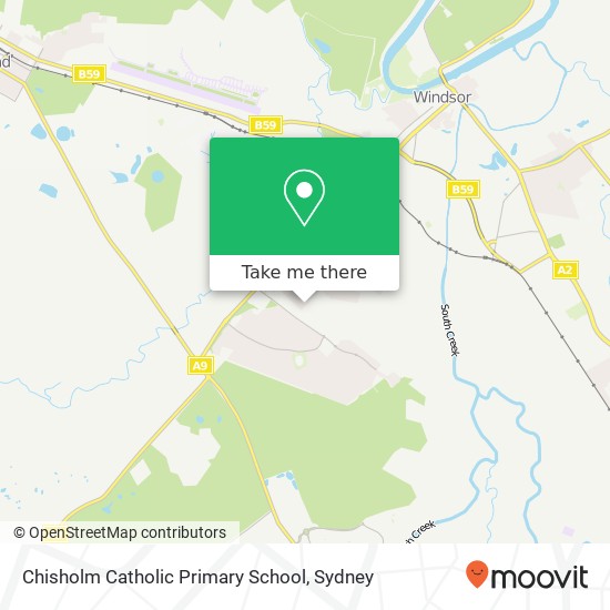 Mapa Chisholm Catholic Primary School