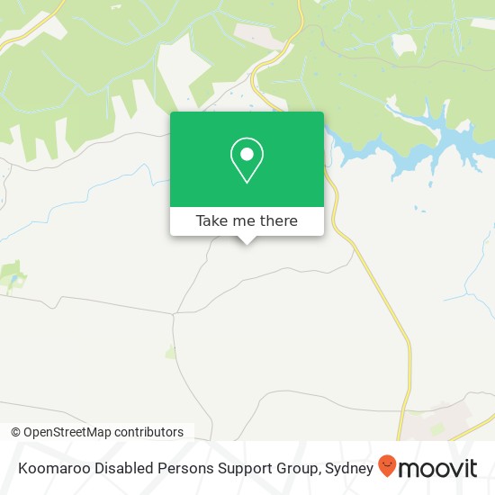 Mapa Koomaroo Disabled Persons Support Group