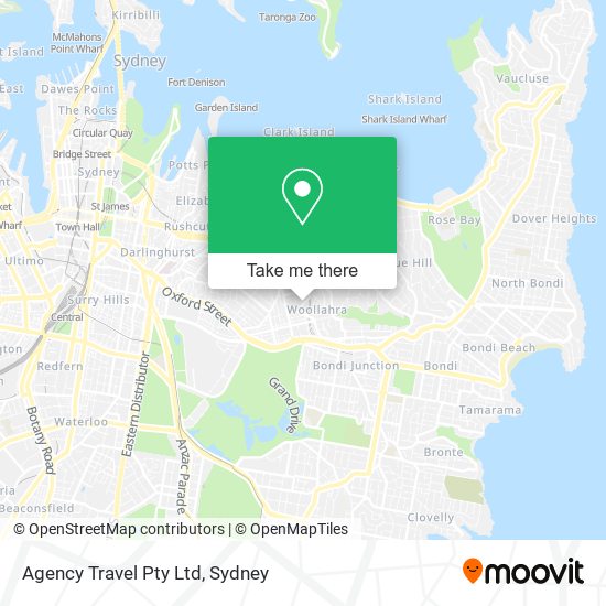 Agency Travel Pty Ltd map