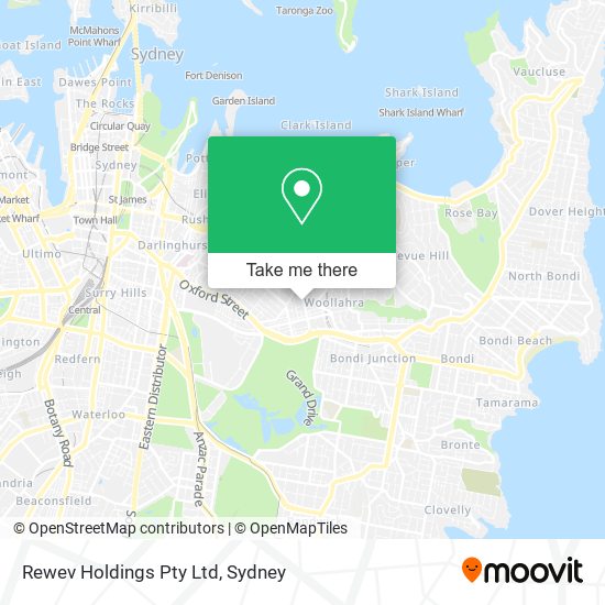 Rewev Holdings Pty Ltd map