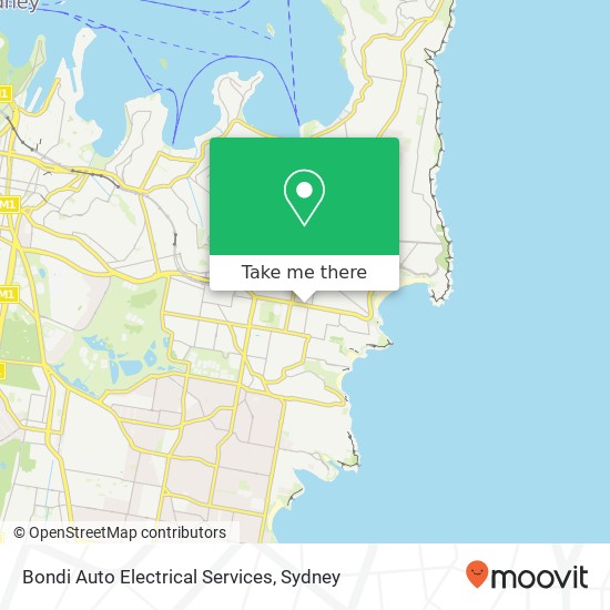 Bondi Auto Electrical Services map