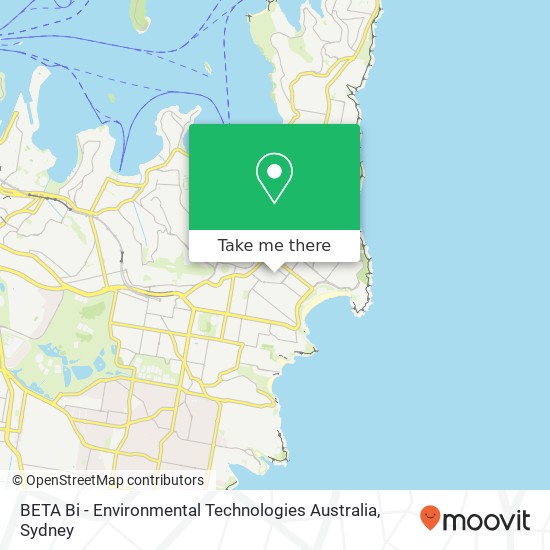 Mapa BETA Bi - Environmental Technologies Australia