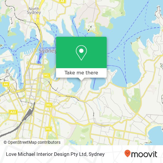Mapa Love Michael Interior Design Pty Ltd