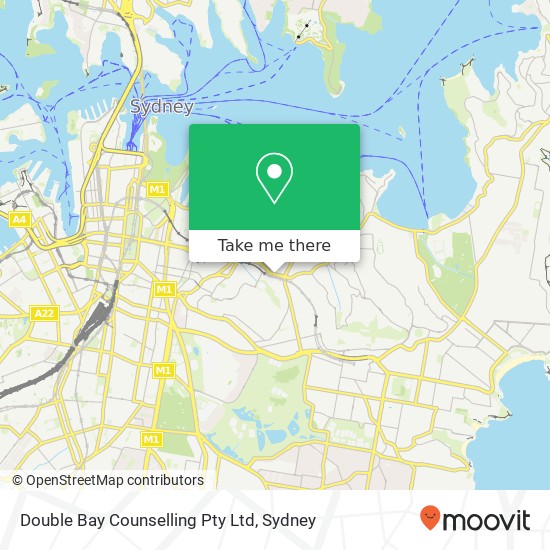 Double Bay Counselling Pty Ltd map
