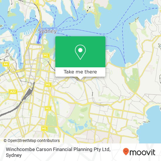 Winchcombe Carson Financial Planning Pty Ltd map