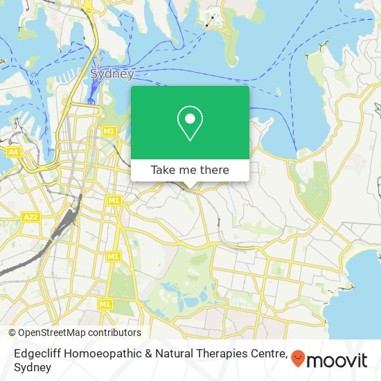 Edgecliff Homoeopathic & Natural Therapies Centre map