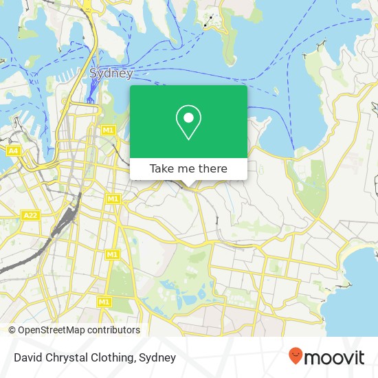 David Chrystal Clothing map