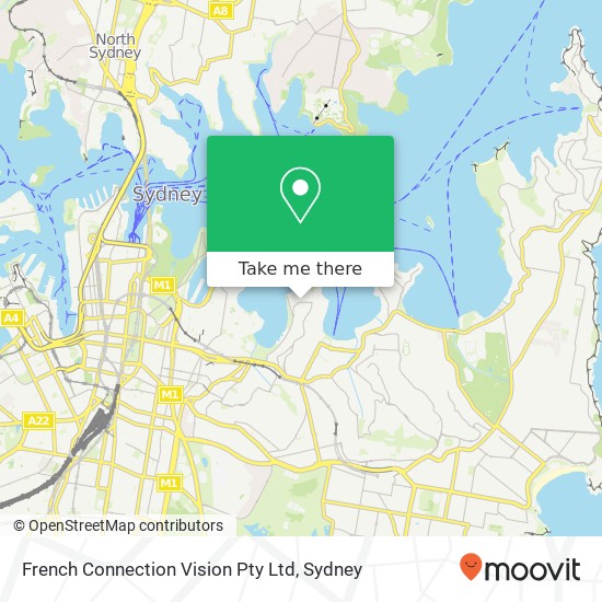 French Connection Vision Pty Ltd map