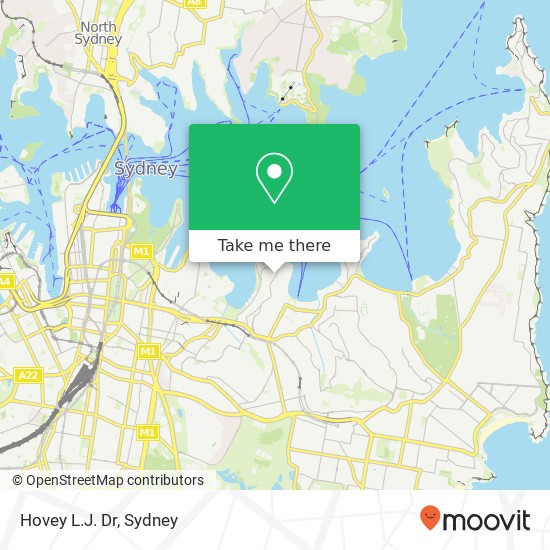 Hovey L.J. Dr map