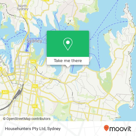 Househunters Pty Ltd map