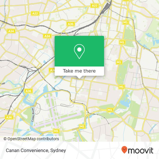 Canan Convenience map