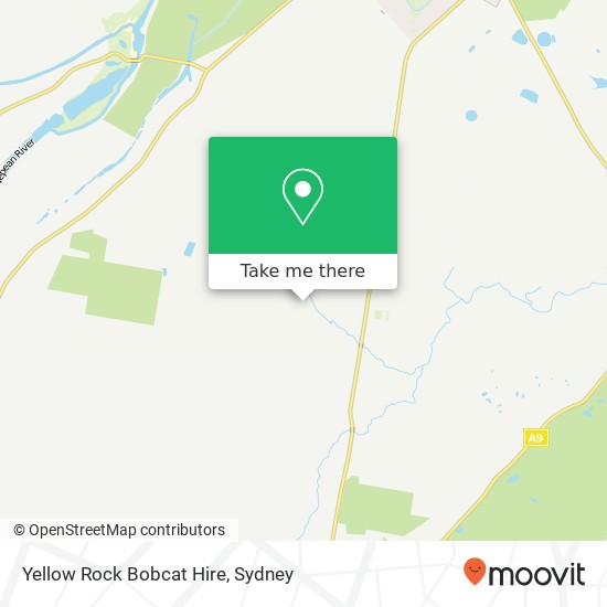 Yellow Rock Bobcat Hire map