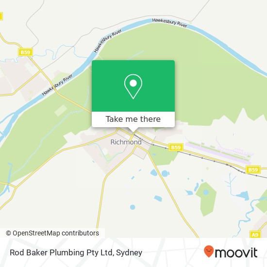 Rod Baker Plumbing Pty Ltd map