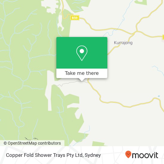 Copper Fold Shower Trays Pty Ltd map