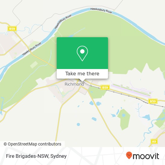 Fire Brigades-NSW map