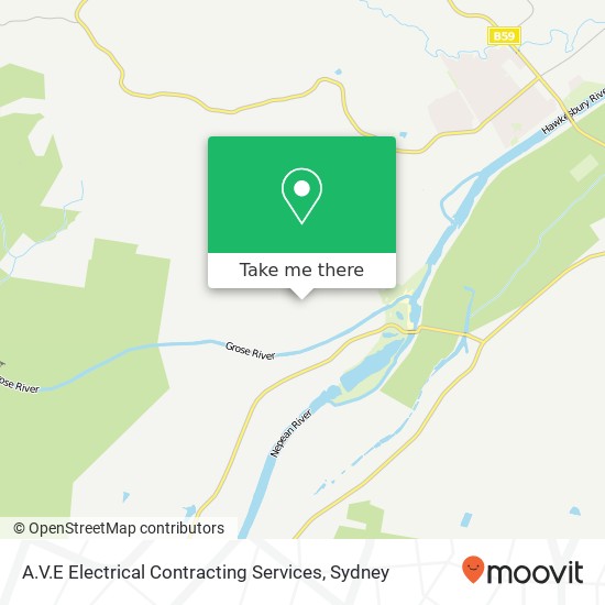 A.V.E Electrical Contracting Services map