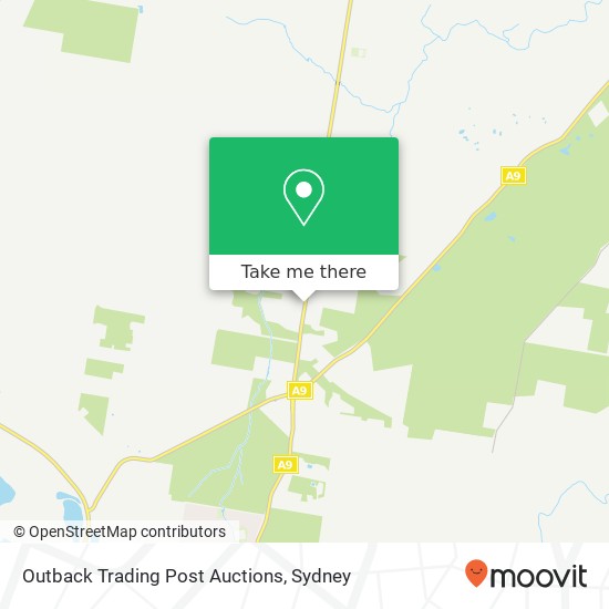 Outback Trading Post Auctions map