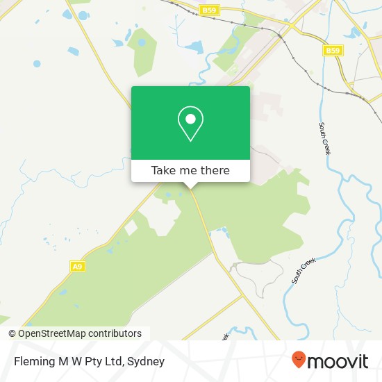 Mapa Fleming M W Pty Ltd