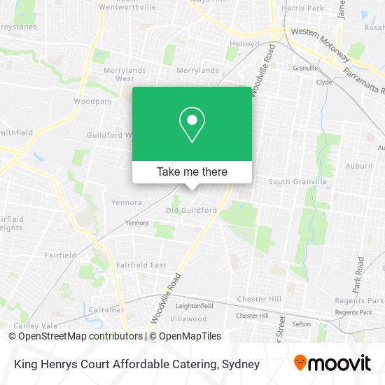 King Henrys Court Affordable Catering map