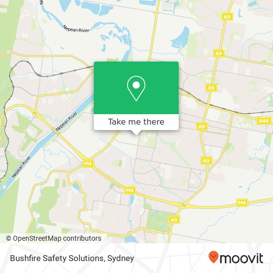 Bushfire Safety Solutions map