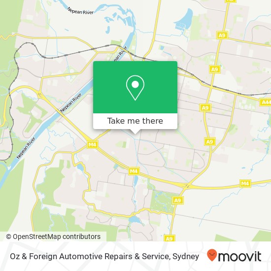 Oz & Foreign Automotive Repairs & Service map