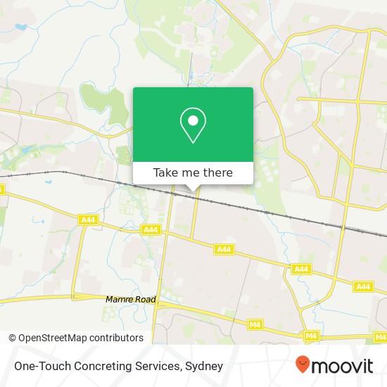 One-Touch Concreting Services map