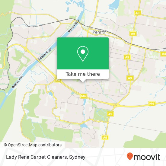 Lady Rene Carpet Cleaners map