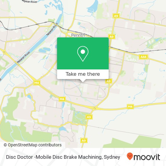 Disc Doctor -Mobile Disc Brake Machining map
