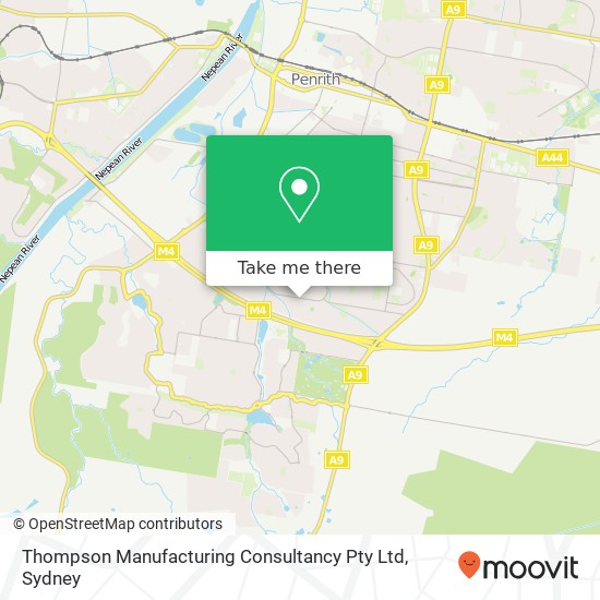 Thompson Manufacturing Consultancy Pty Ltd map