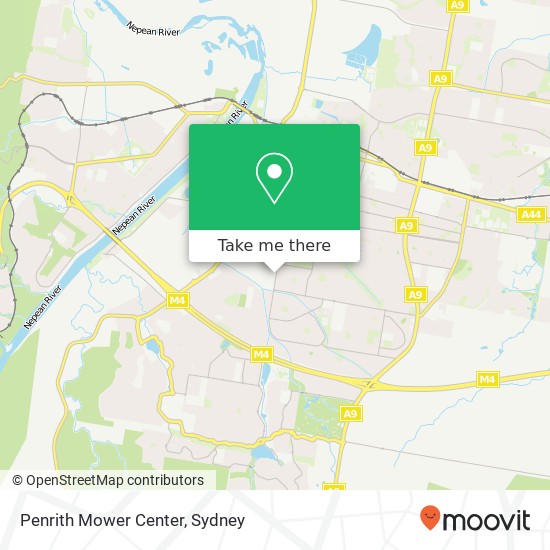 Penrith Mower Center map