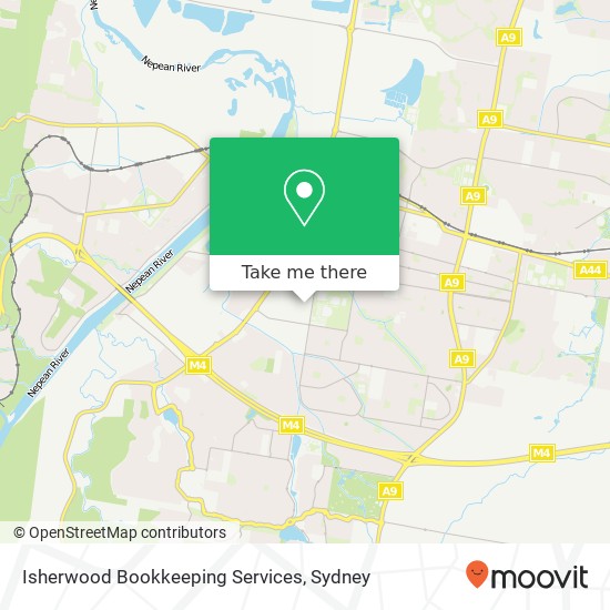 Isherwood Bookkeeping Services map