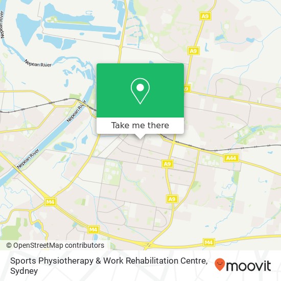 Mapa Sports Physiotherapy & Work Rehabilitation Centre