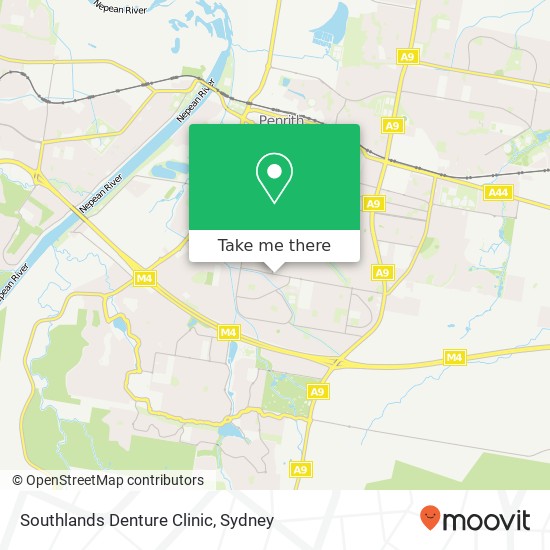 Mapa Southlands Denture Clinic