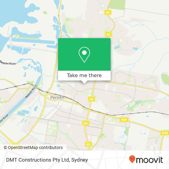 DMT Constructions Pty Ltd map