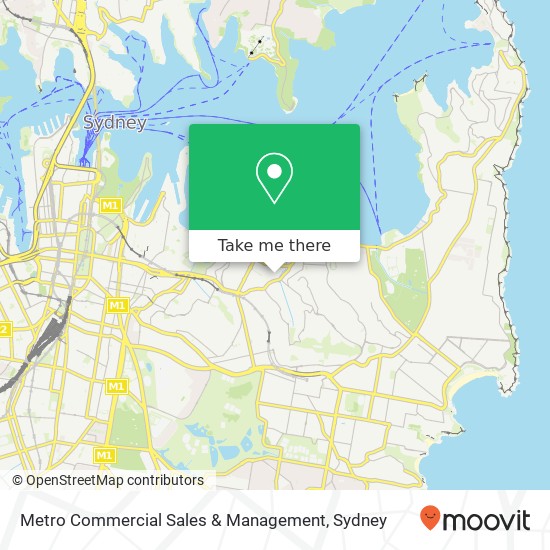 Metro Commercial Sales & Management map