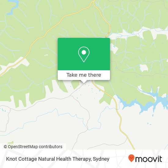 Mapa Knot Cottage Natural Health Therapy