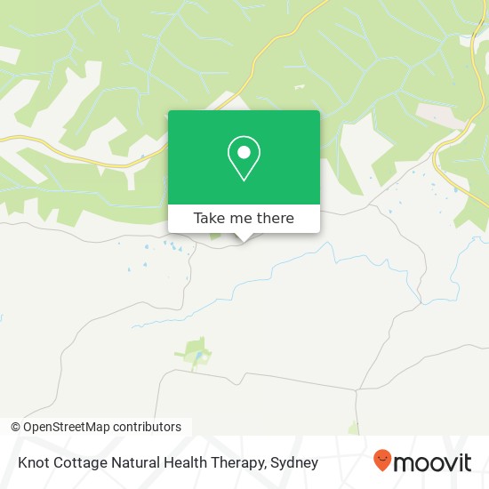 Mapa Knot Cottage Natural Health Therapy