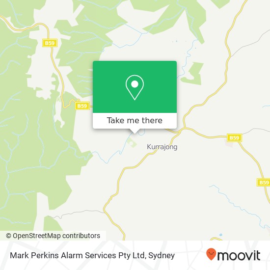 Mark Perkins Alarm Services Pty Ltd map