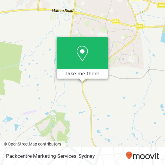 Packcentre Marketing Services map
