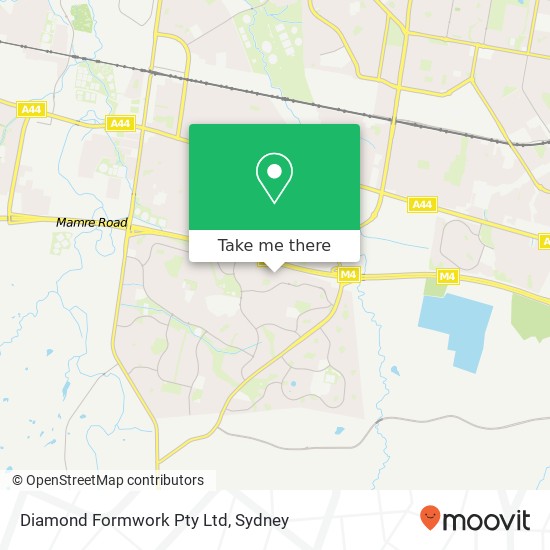 Diamond Formwork Pty Ltd map