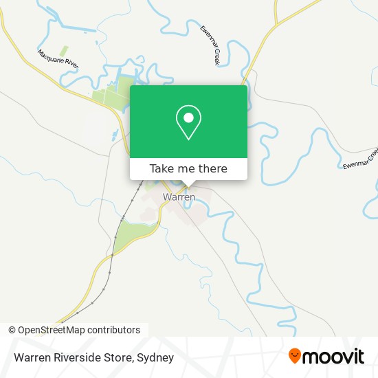 Mapa Warren Riverside Store