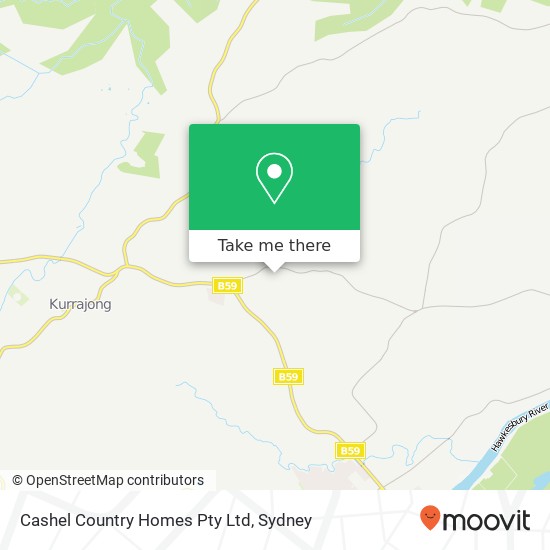 Cashel Country Homes Pty Ltd map