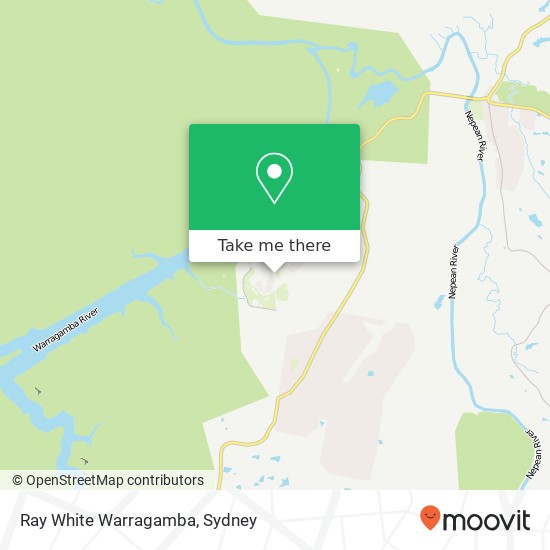 Ray White Warragamba map