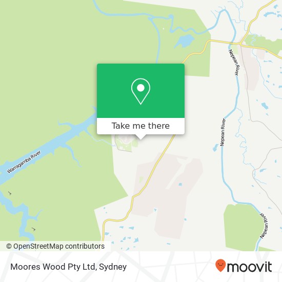 Mapa Moores Wood Pty Ltd