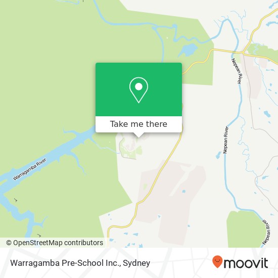 Mapa Warragamba Pre-School Inc.